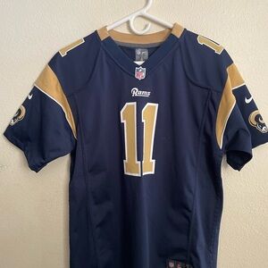 Nike Rams Navy and Gold Jersey